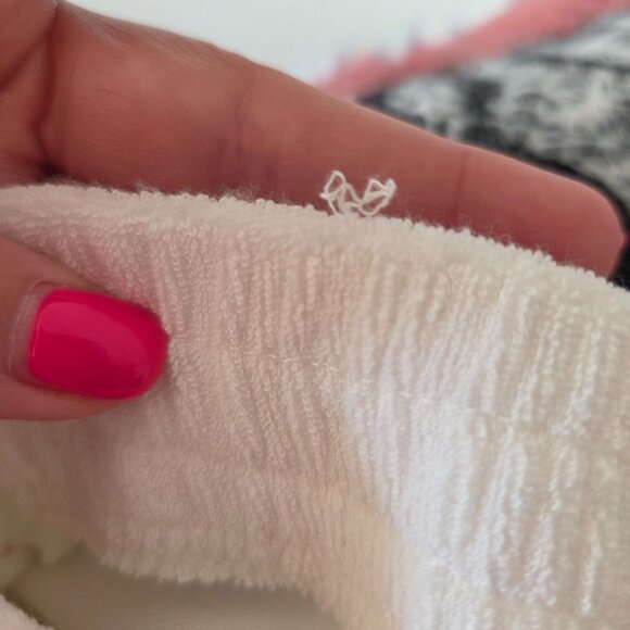 Skims US Womens Sz 2X Snow Terry Lounge Shorts Loose Fit Cotton/Modal Blend NEW - Picture 7 of 9